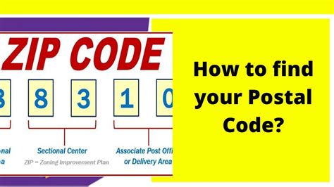 Find a Postal Code .